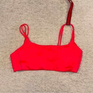 Left On Friday Red Bikini Top